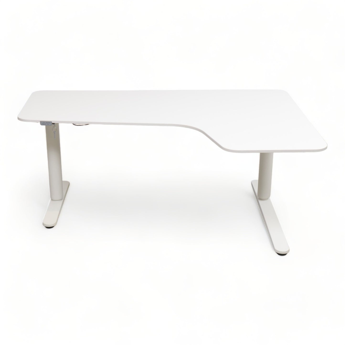 Bekant elektrisk hev/senk skrivebord fra IKEA, hvit, 160x120 cm