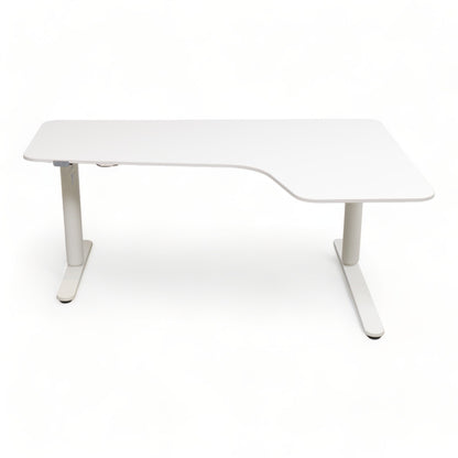Bekant elektrisk hev/senk skrivebord fra IKEA, hvit, 160x120 cm