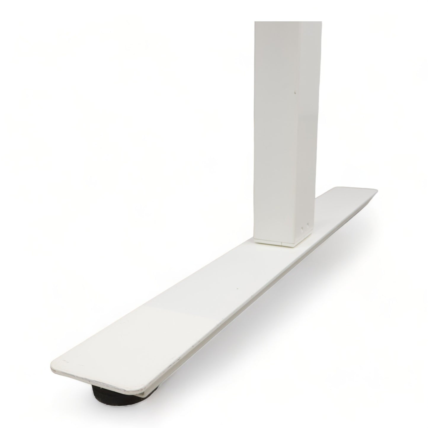 Skrivebord 120x70 cm med sveiv, hvit laminat, IKEA Skarestad