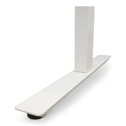 Skrivebord 120x70 cm med sveiv, hvit laminat, IKEA Skarestad