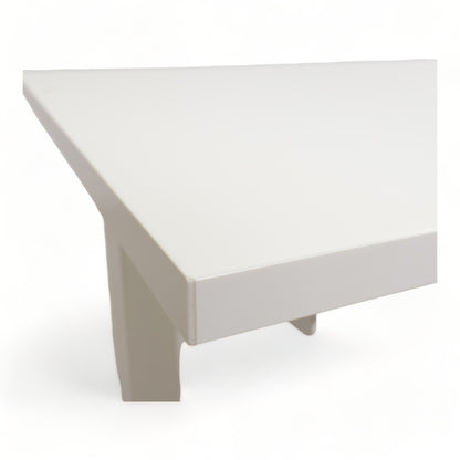 Skrivebord 120x70 cm med sveiv, hvit laminat, IKEA Skarestad