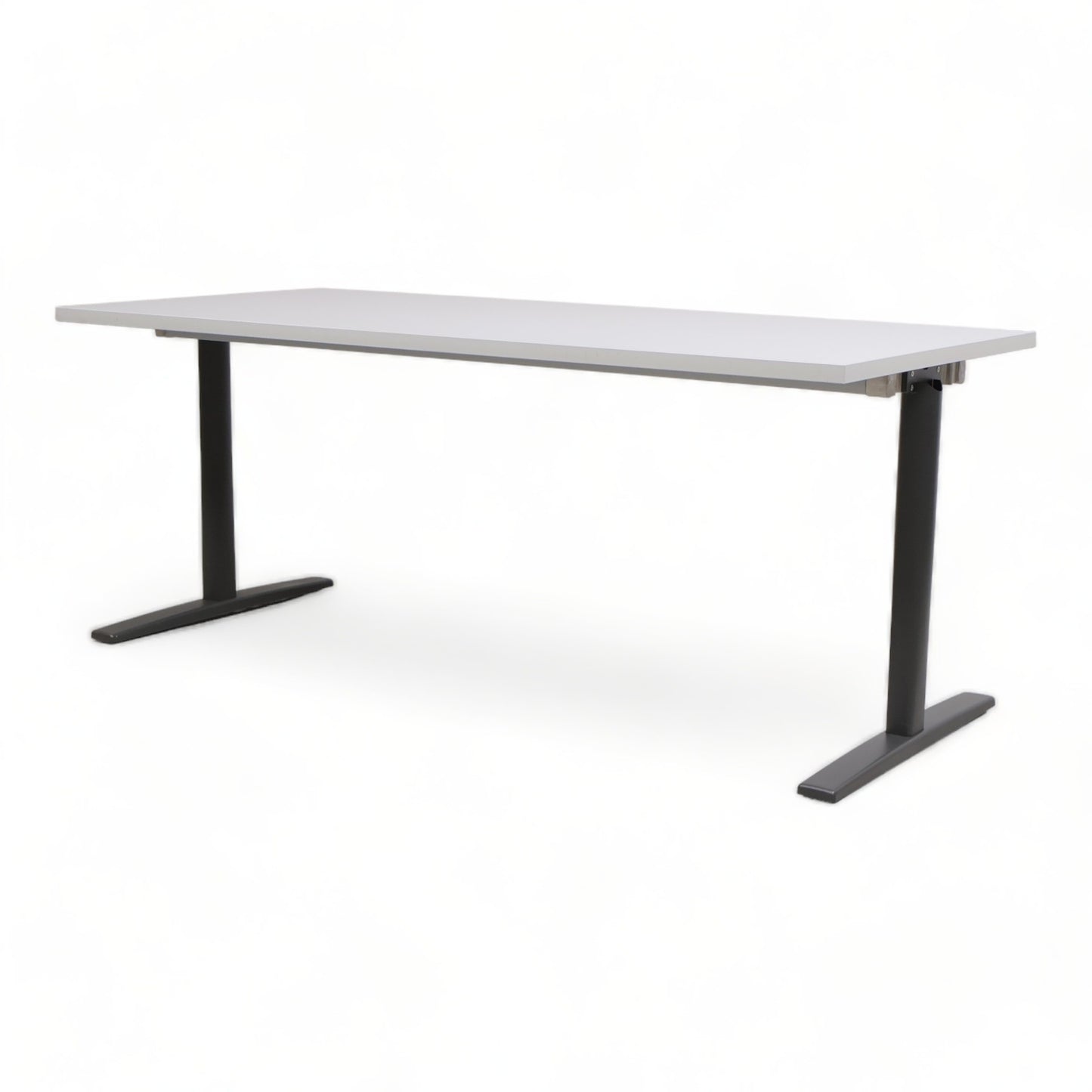 Kvalitetssikret | 180x80 cm Moderne skrivebord, lys grå / sort