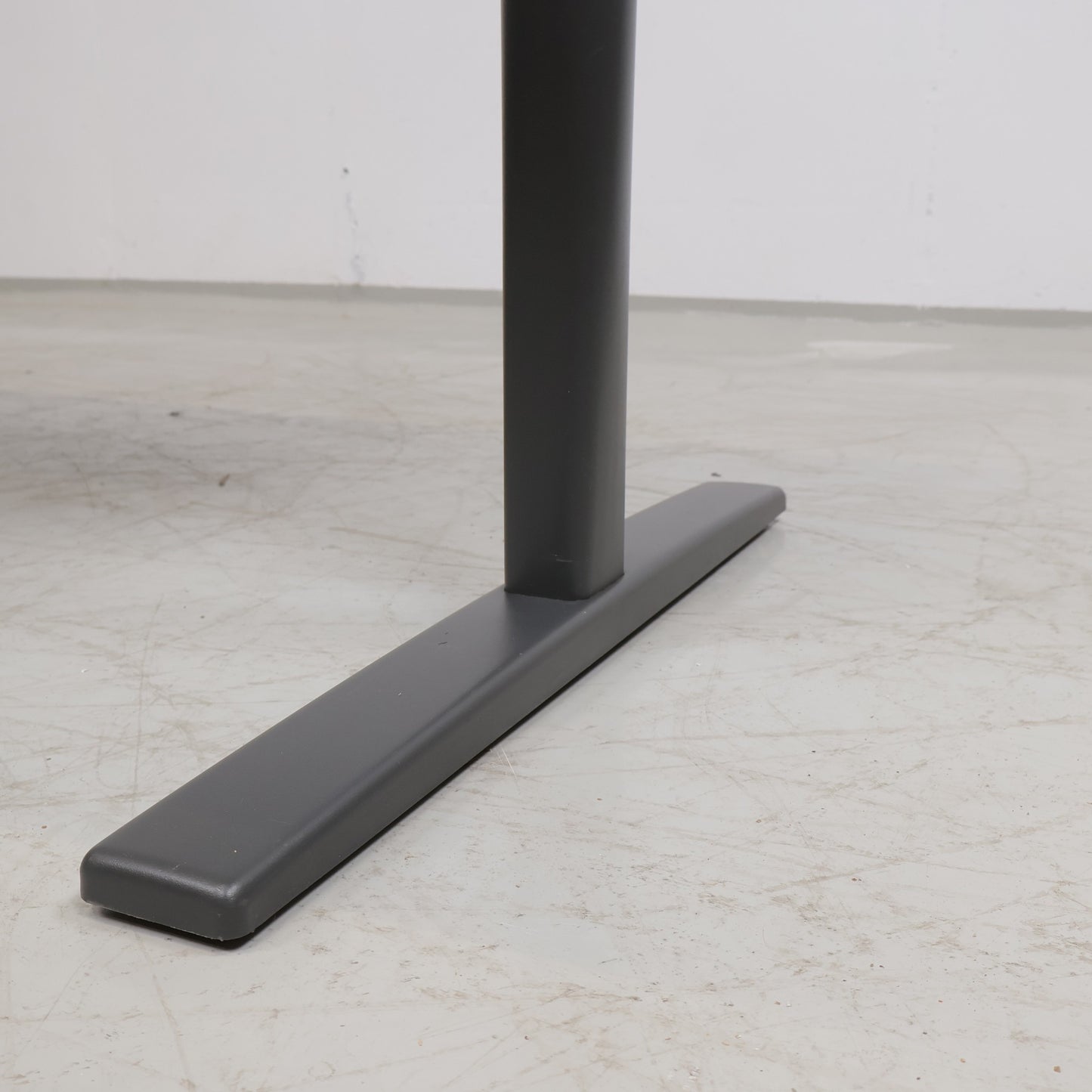 Kvalitetssikret | 180x80 cm Moderne skrivebord, lys grå / sort