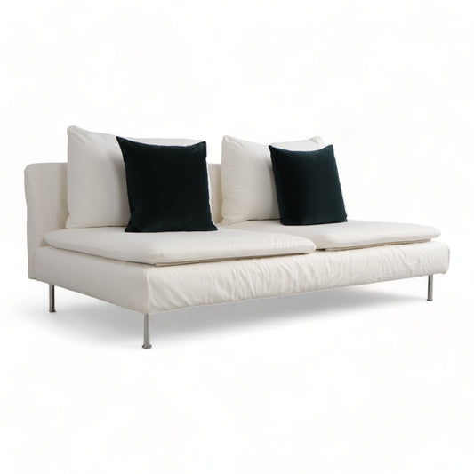 Nyrenset | Hvit IKEA Søderhamn 3-seter sofa