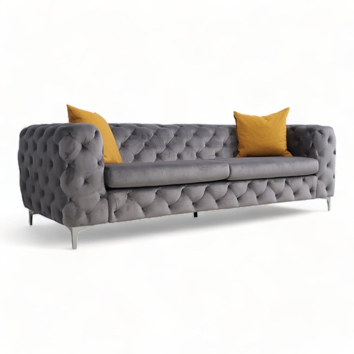 Nyrenset | Grå Bella 3-seter sofa fra A-Møbler