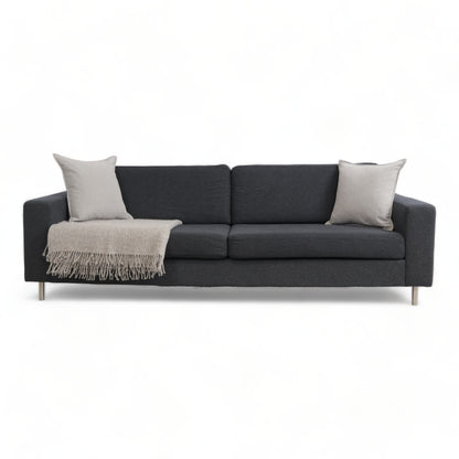 Nyrenset | Sort Bolia Scandinavia 3-seter sofa i ull