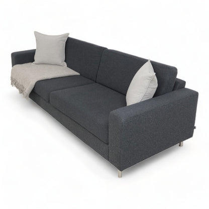 Nyrenset | Sort Bolia Scandinavia 3-seter sofa i ull