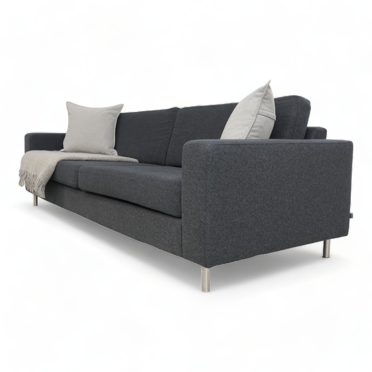 Nyrenset | Sort Bolia Scandinavia 3-seter sofa i ull