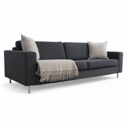 Nyrenset | Sort Bolia Scandinavia 3-seter sofa i ull