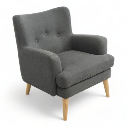 Nyrenset | Mørk Grå Lenestol fra Jysk