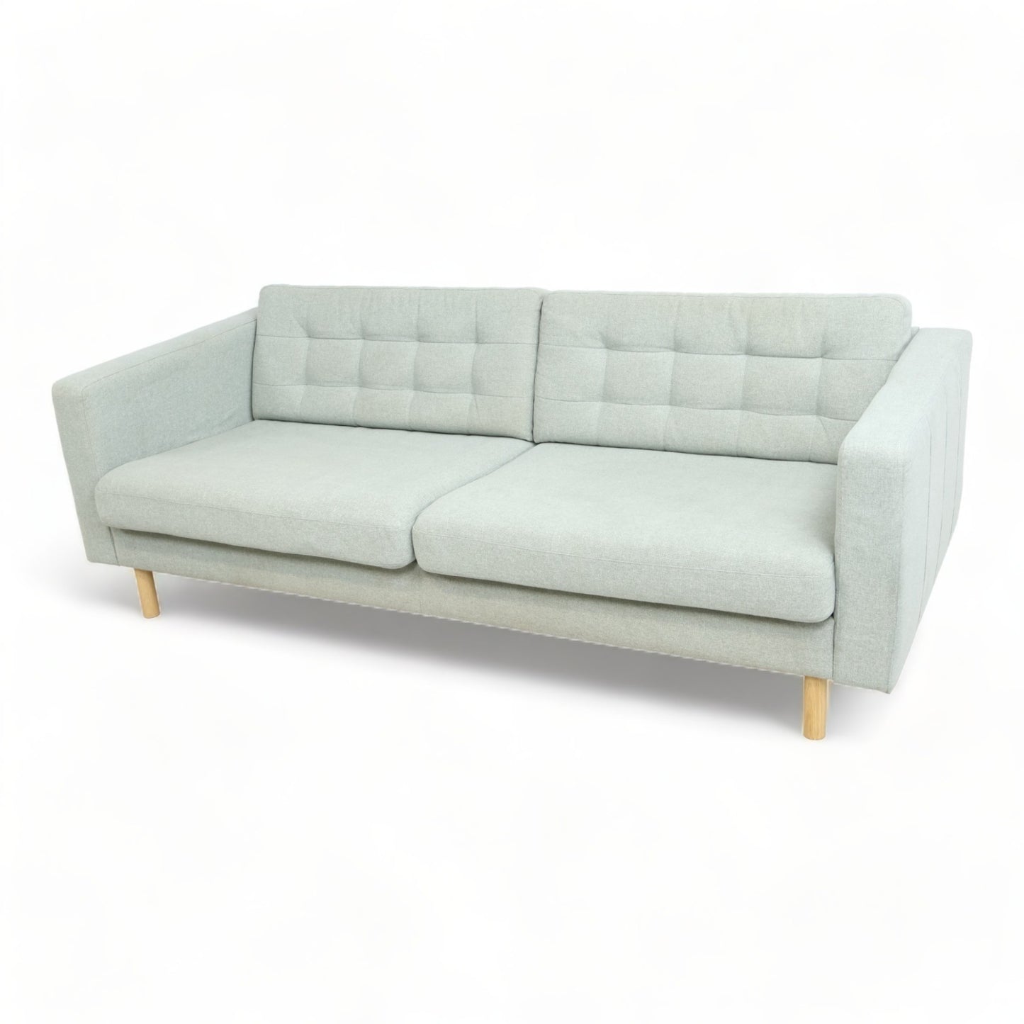 Nyrenset | Lys grønn IKEA Landskrona 3-seter sofa