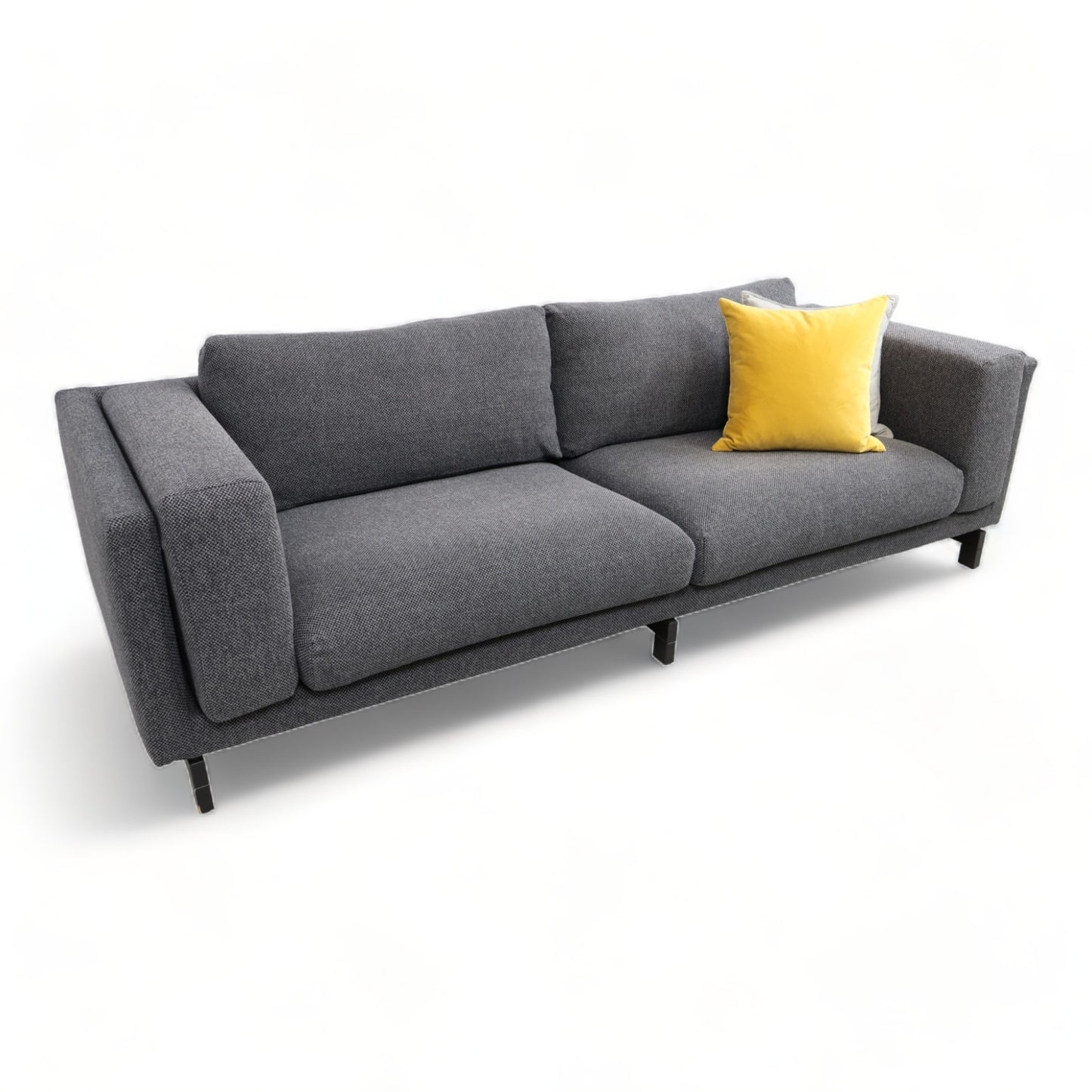 Nyrenset | Mørk grå IKEA Nockeby 3-seter sofa