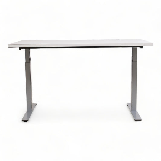Kvalitetssikret | Manuelt hev/senk skrivebord, 140x80 cm