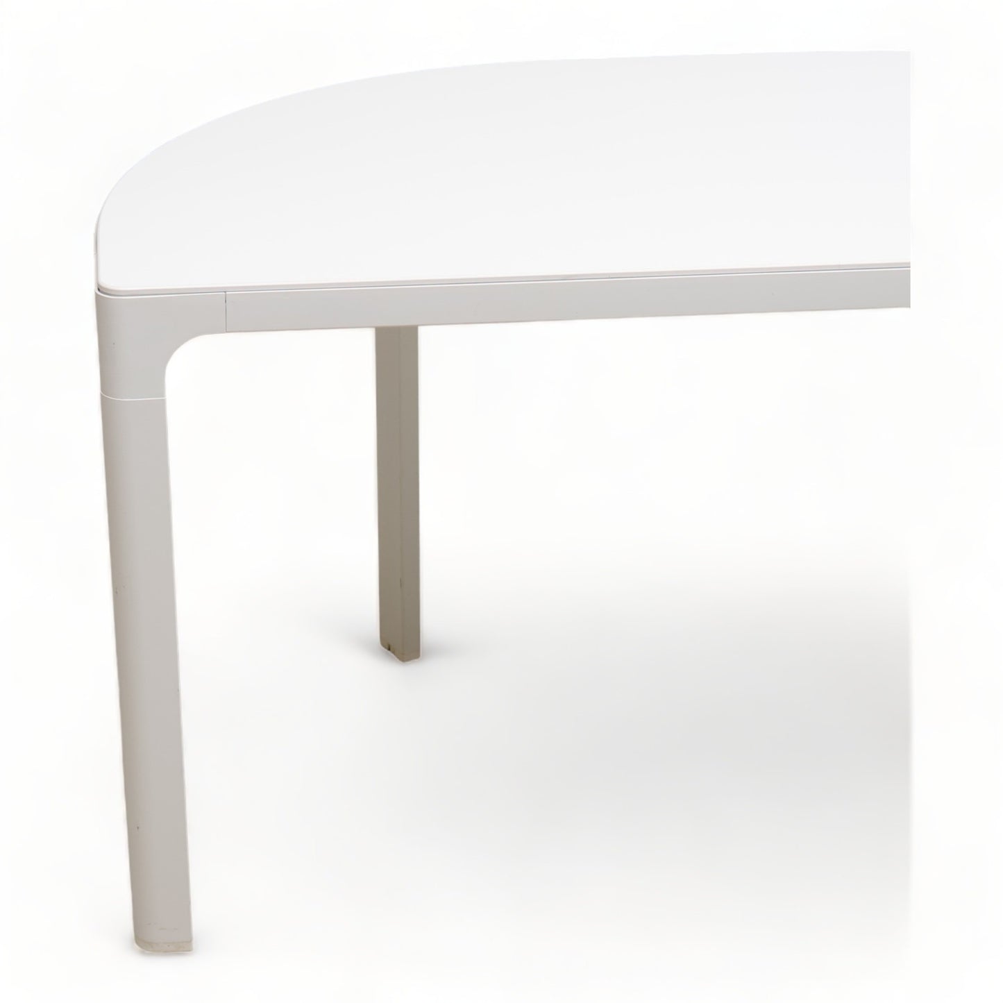 Kvalitetssikret | 140x70 cm, IKEA Bekant møtebord, halvsirkel