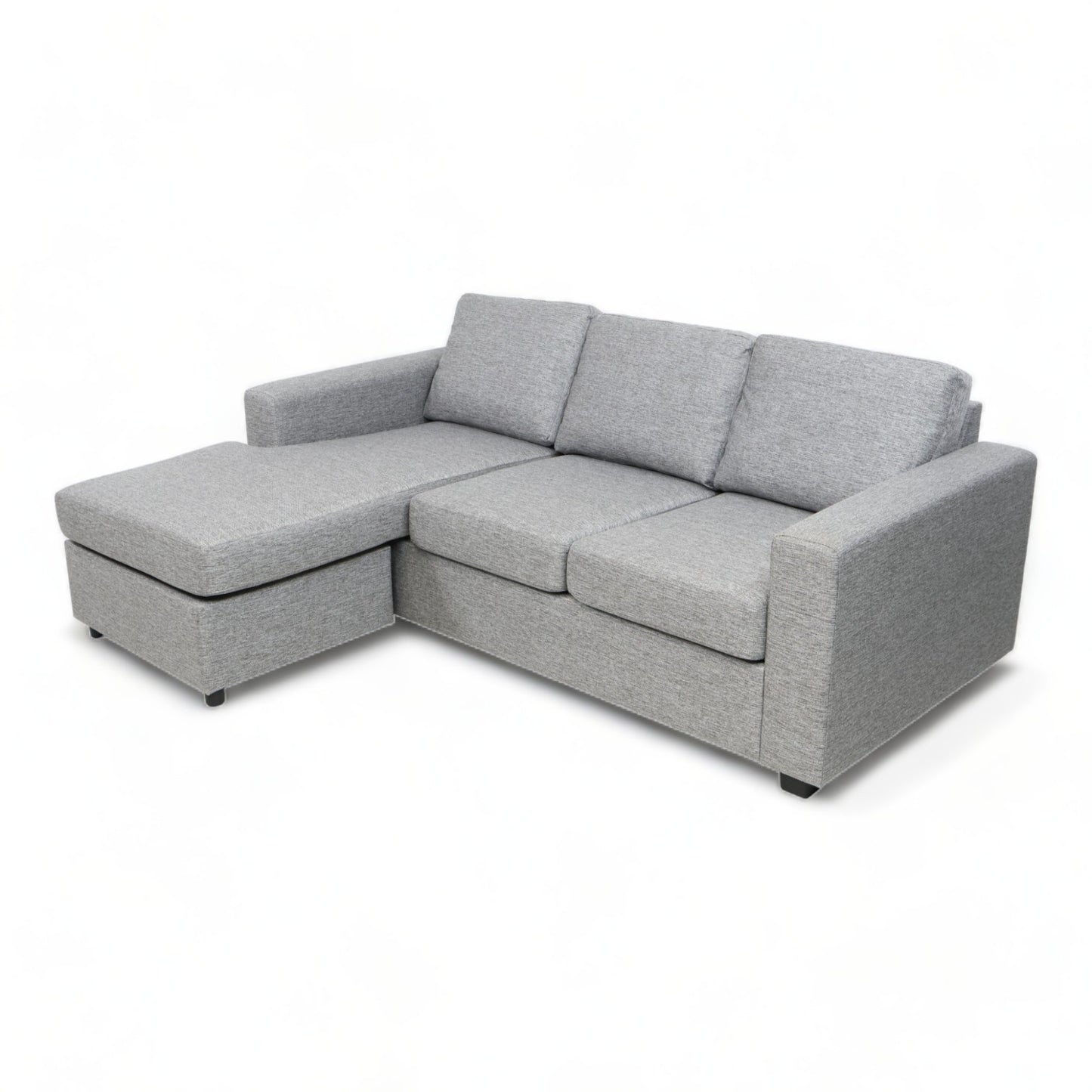 Helt ny | Grå Oslo sofa med sjeselong fra A-Møbler