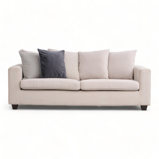 Nyrenset | Beige/rosa 3-seter sofa
