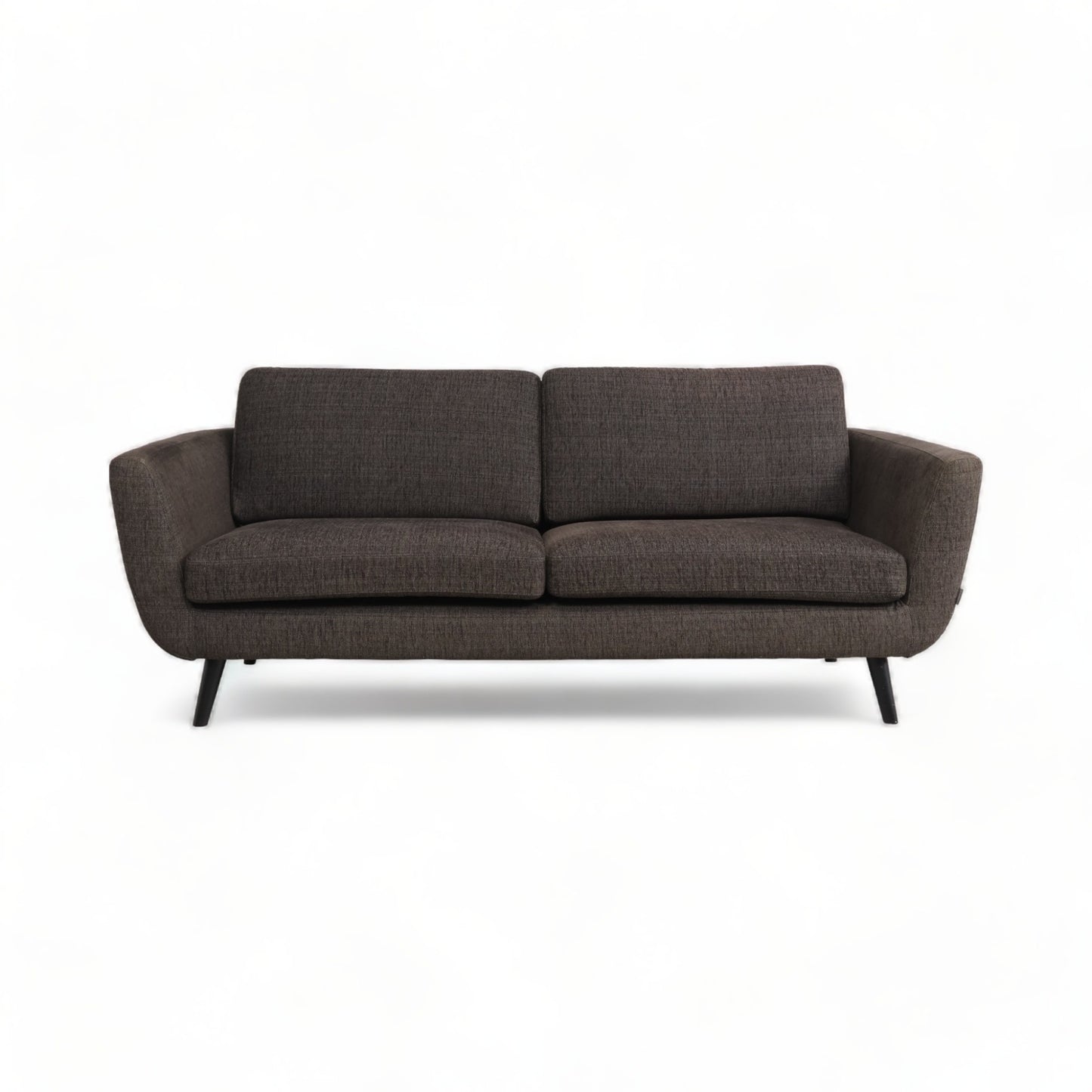 Nyrenset | Mørk brun Furninova 3-seter sofa