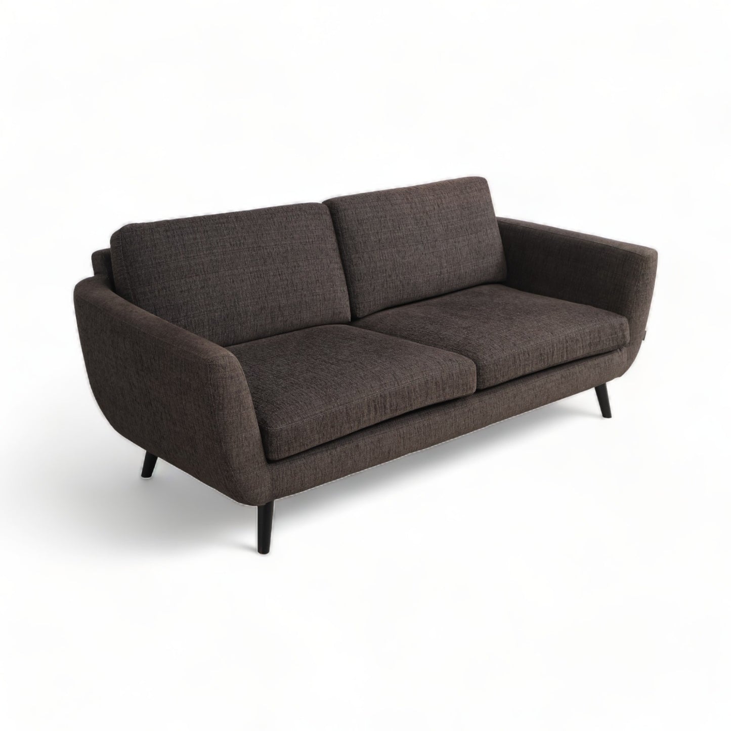 Nyrenset | Mørk brun Furninova 3-seter sofa