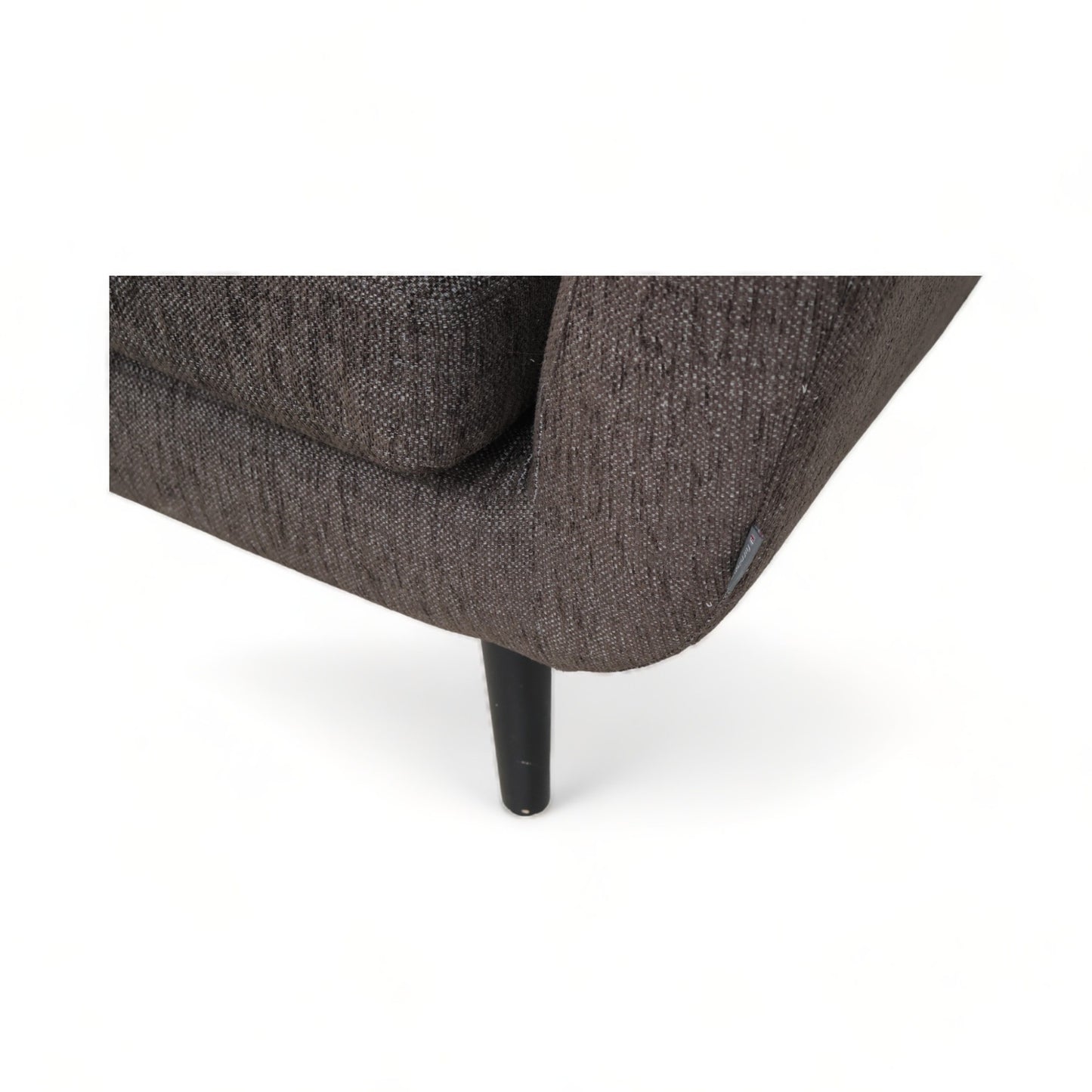 Nyrenset | Mørk brun Furninova 3-seter sofa