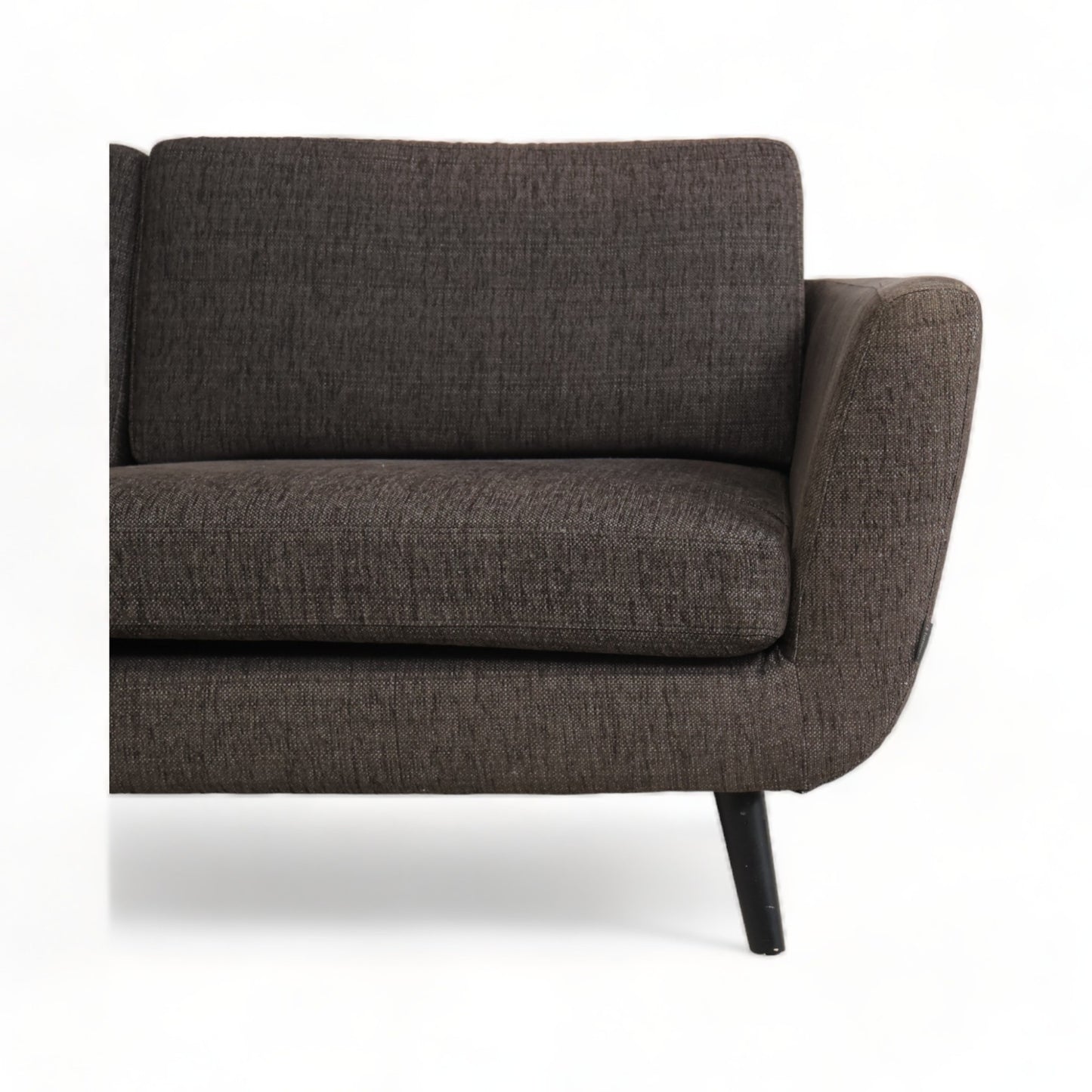 Nyrenset | Mørk brun Furninova 3-seter sofa