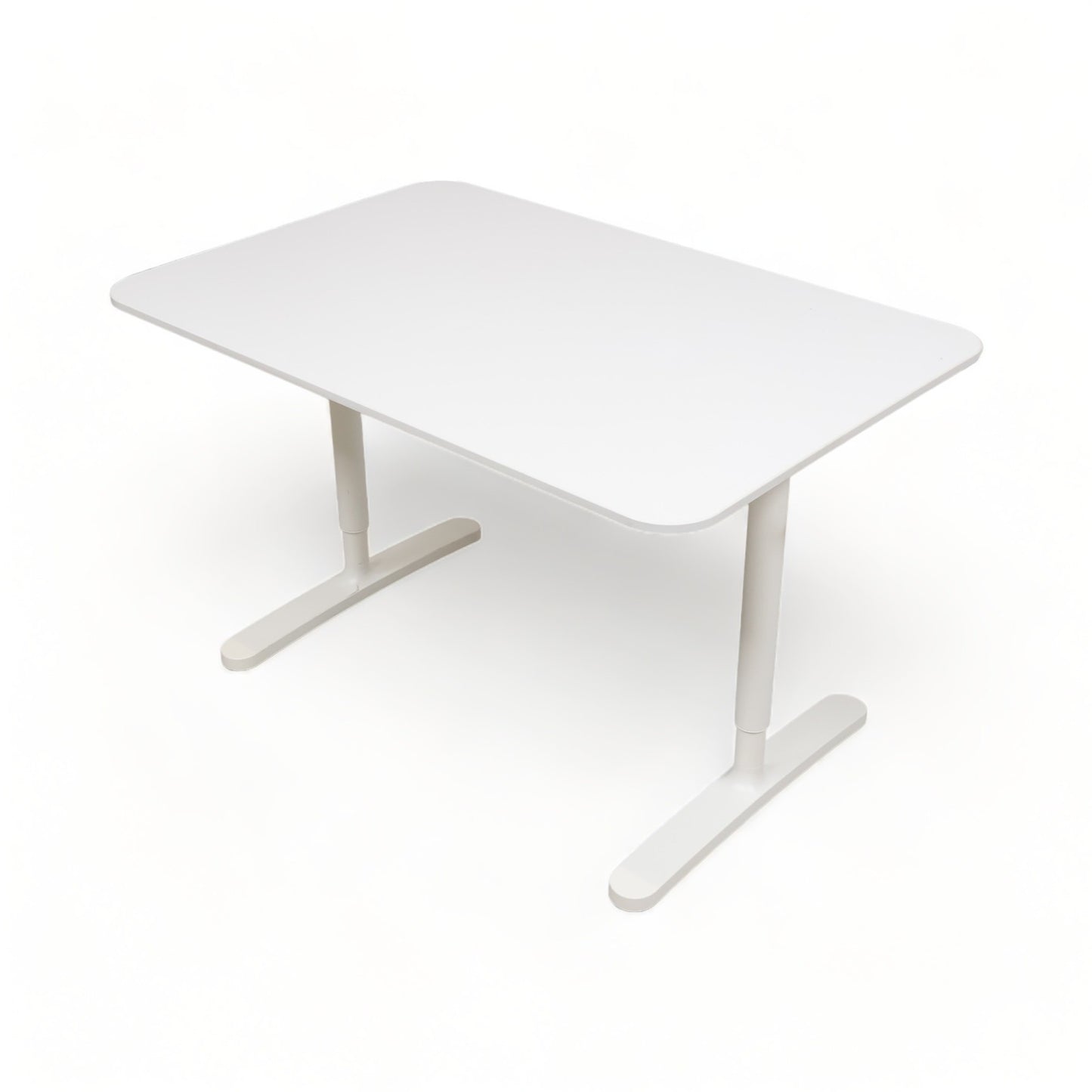 Kvalitetssikret | IKEA Bekant manuell hev/senk skrivebord, 120×80 cm