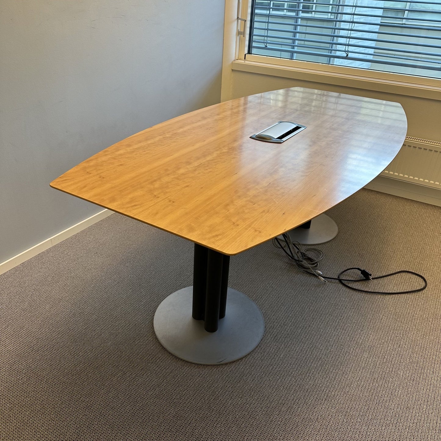 Kvalitetssikret | Trefarget møtebord, 200×100 cm