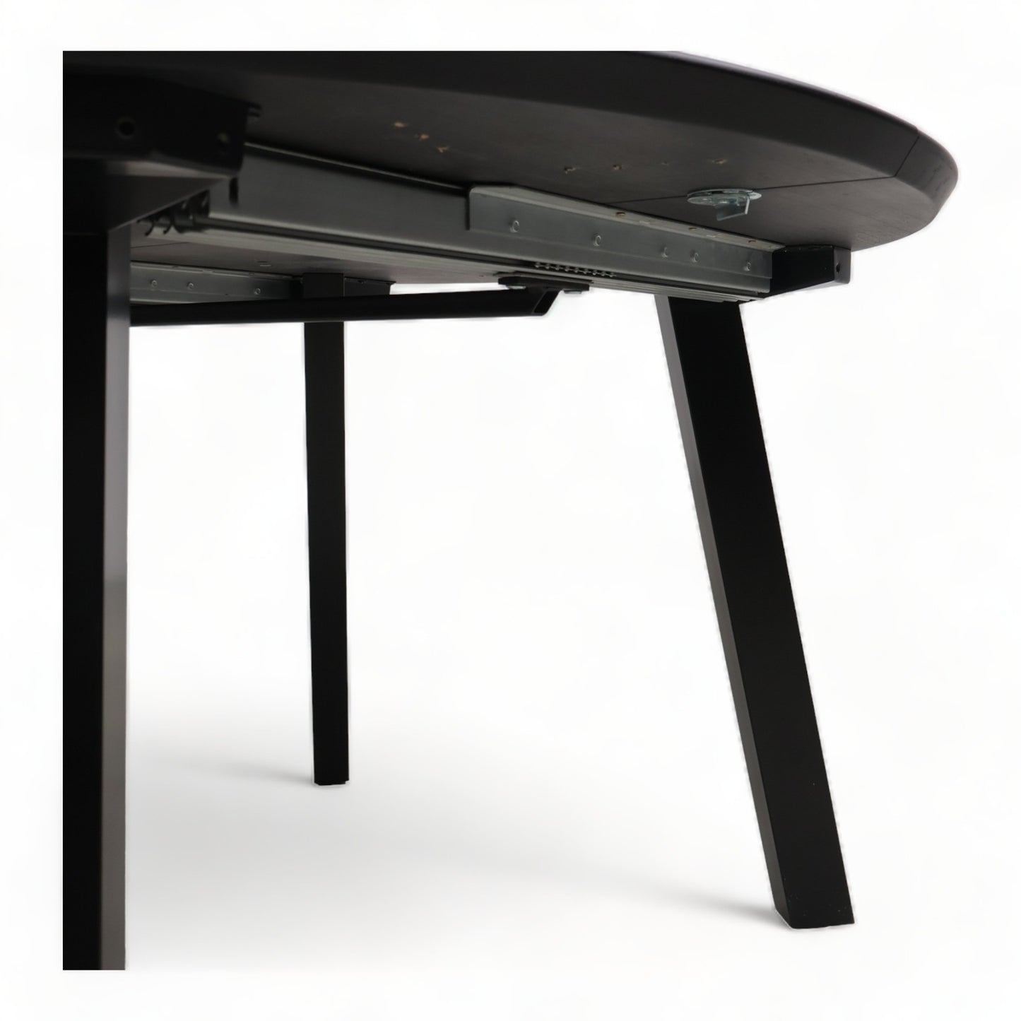 SixBondStreet | Moderne, helsort spisebord med tilleggsplater - Secundo