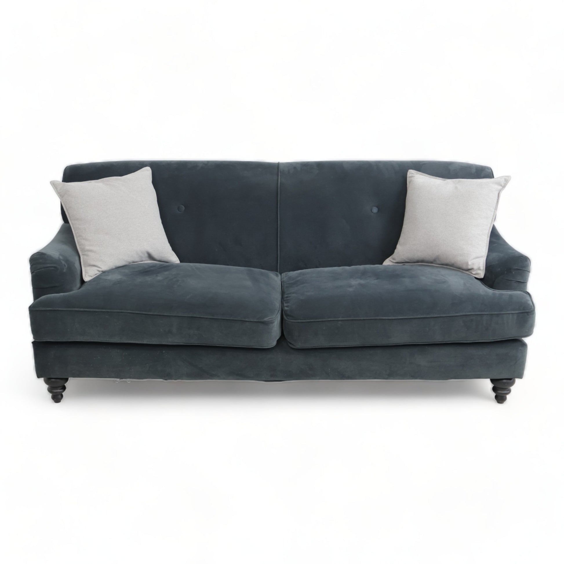 Nyrenset | Mørk-grønn 3-seter sofa - Secundo