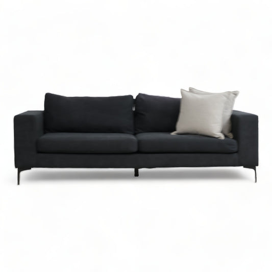 Nyrenset | Sort 3-seter Venture Design Bolero sofa - Secundo