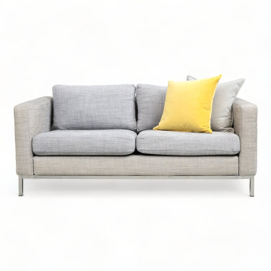 Nyrenset | Lys grå IKEA Karlstad 2-seter sofa - Secundo
