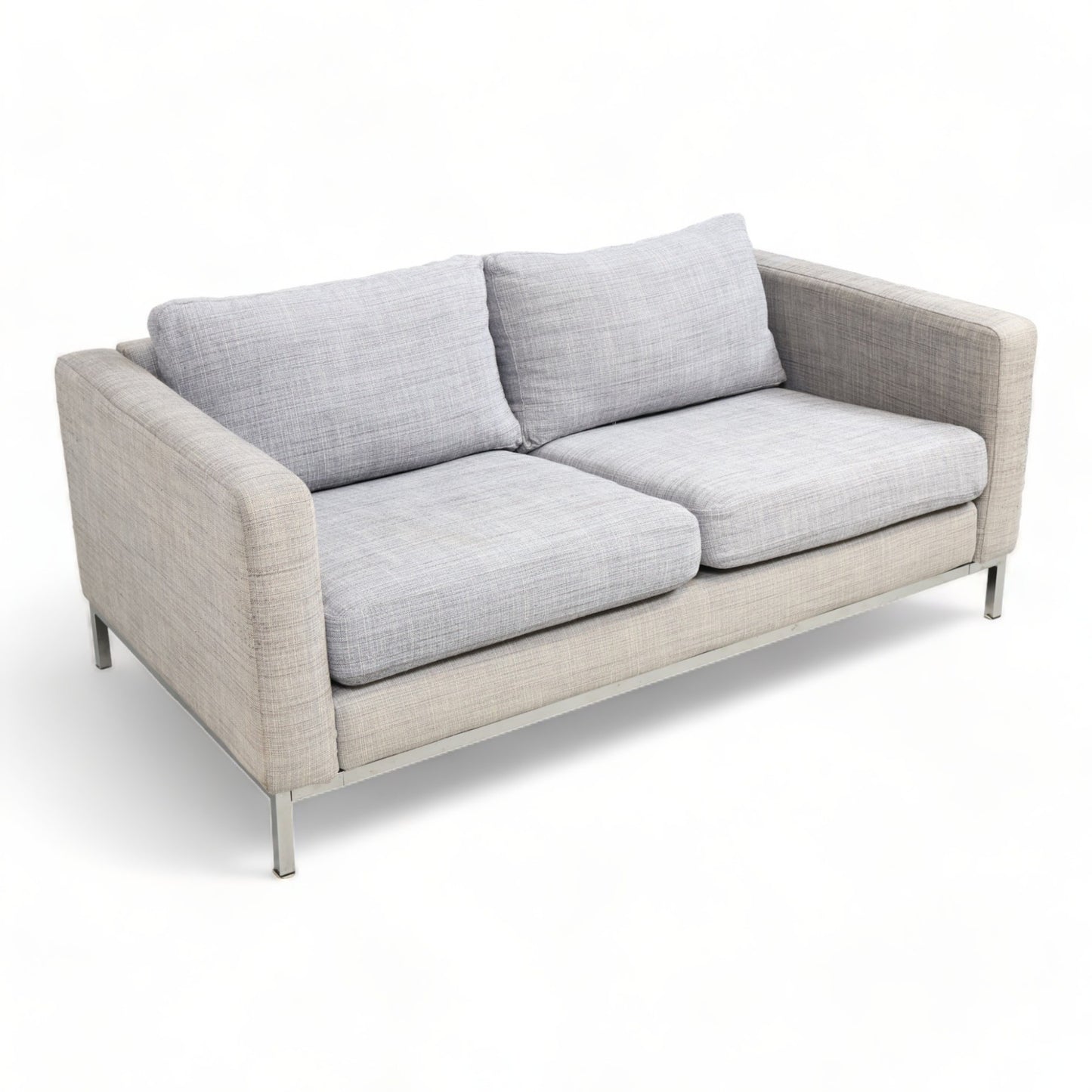 Nyrenset | Lys grå IKEA Karlstad 2-seter sofa - Secundo