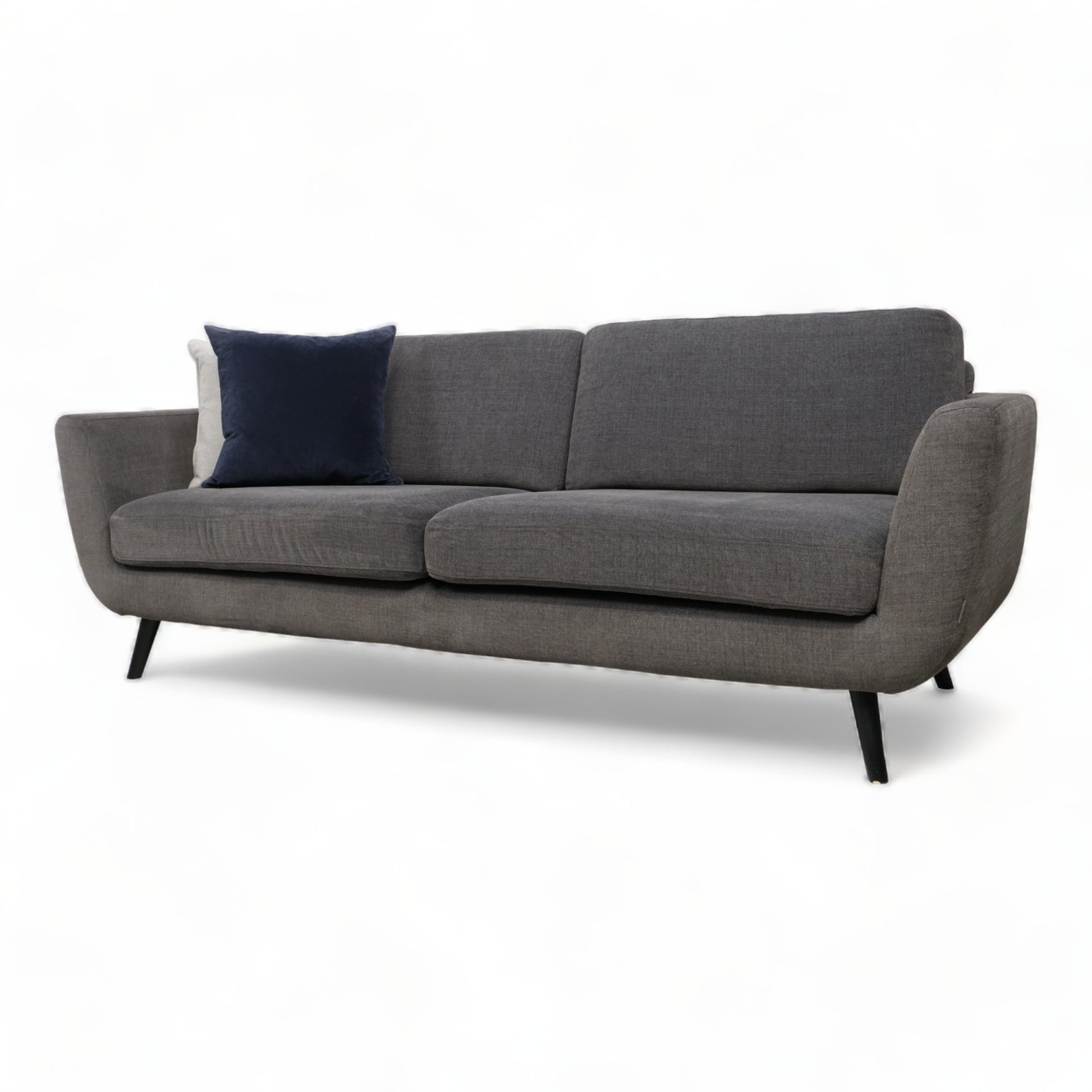 Nyrenset | Mørk grå Furninova 3-seter sofa - Secundo