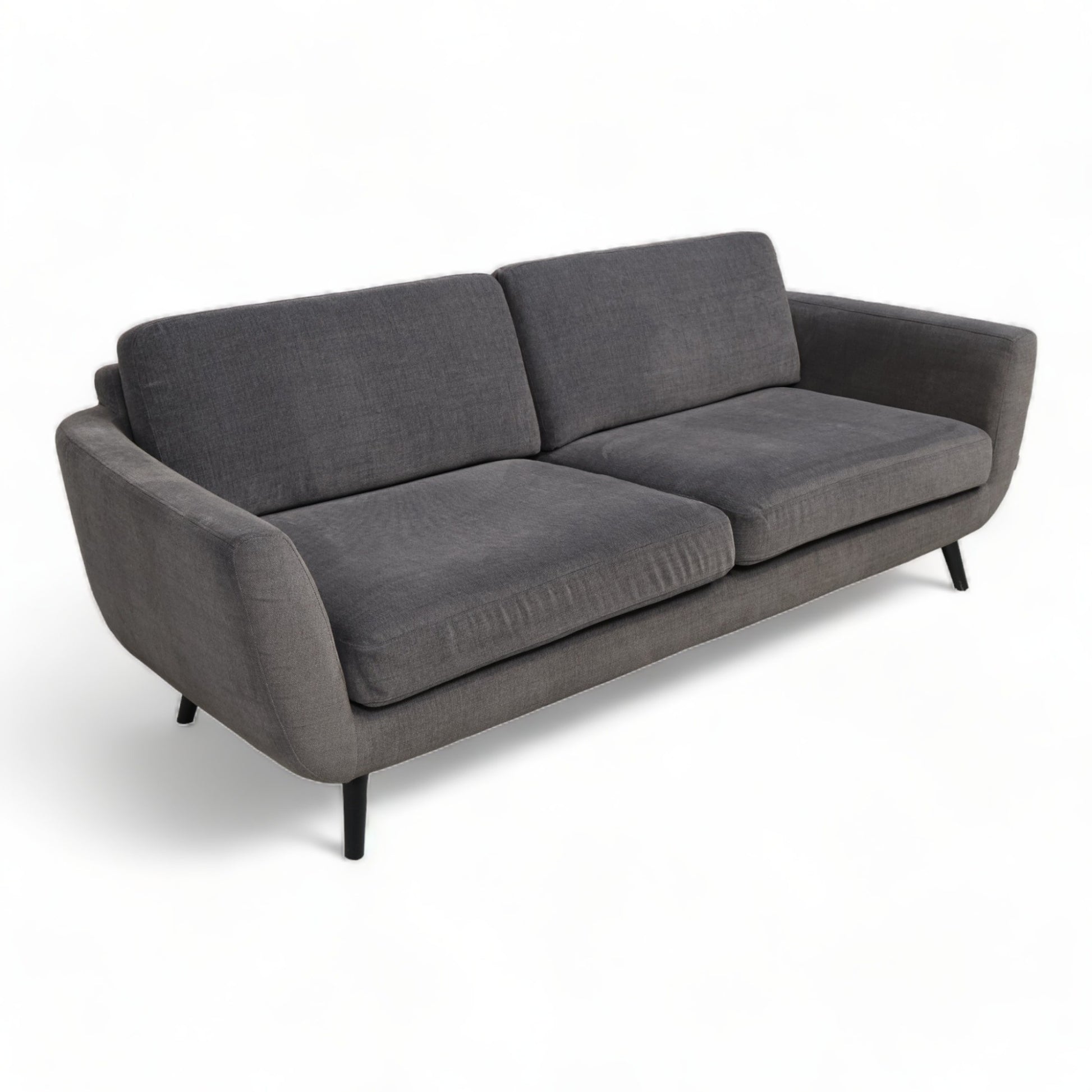 Nyrenset | Mørk grå Furninova 3-seter sofa - Secundo
