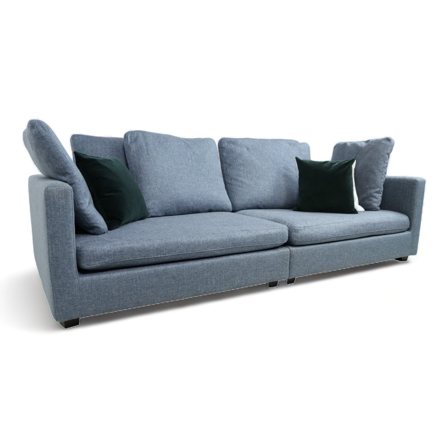 Nyrenset | Blå Habitat Viking 3-seter sofa - Secundo