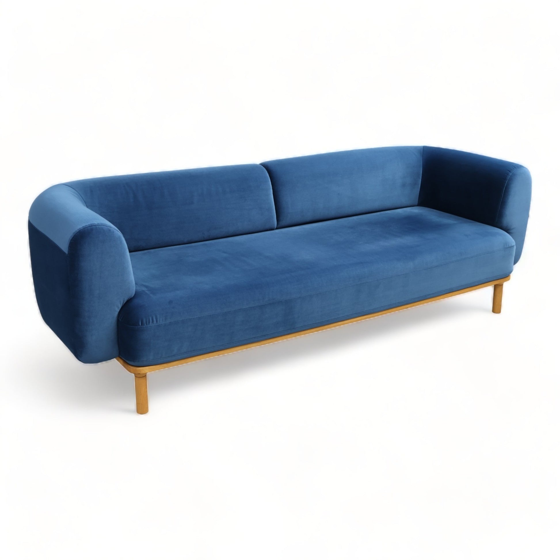 Nyrenset | Blå Bolia Abby 3-seter sofa - Secundo
