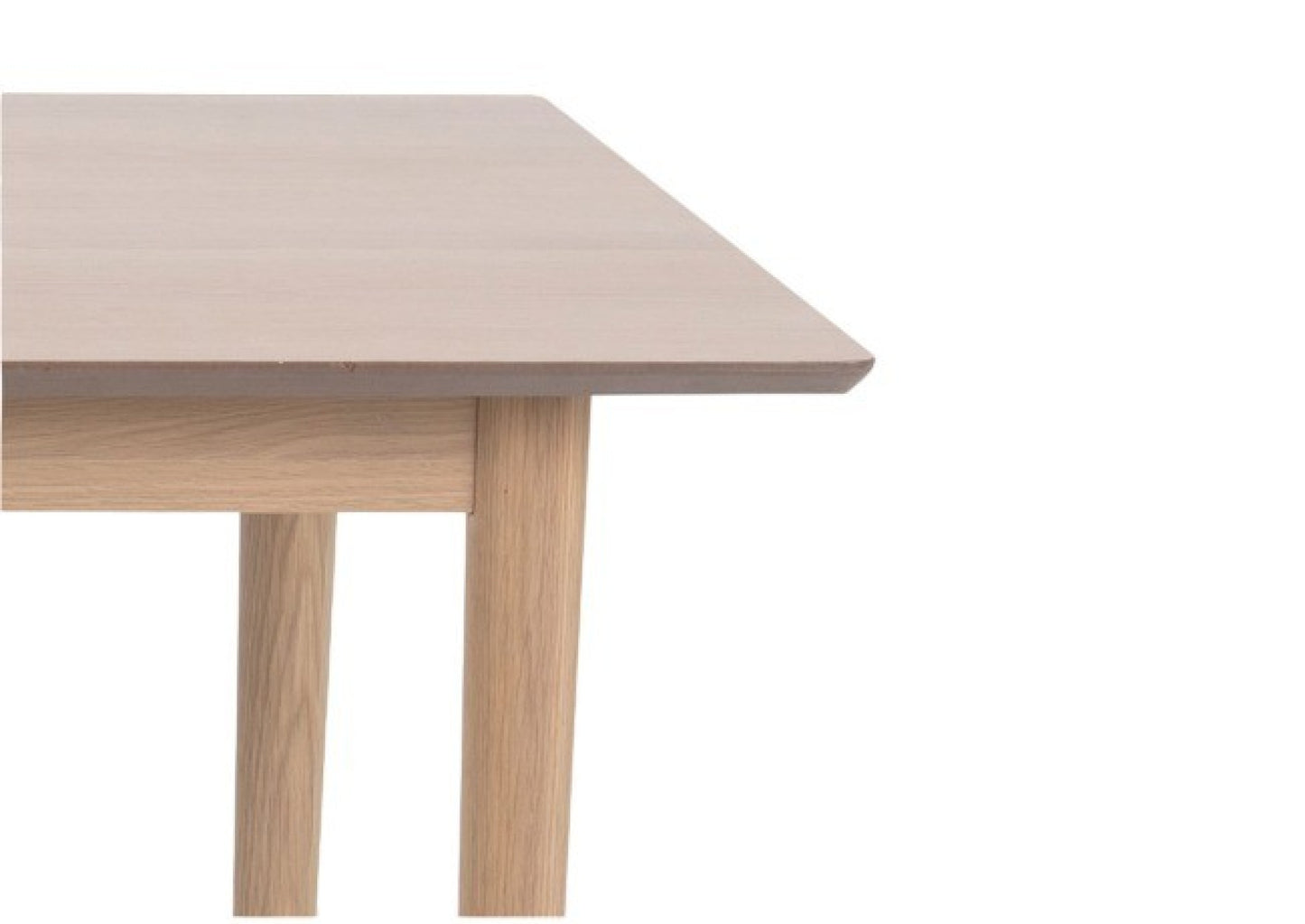 Helt nytt | Amager spisebord (200cm x 90cm) i hvitoljet eikefinér - Secundo