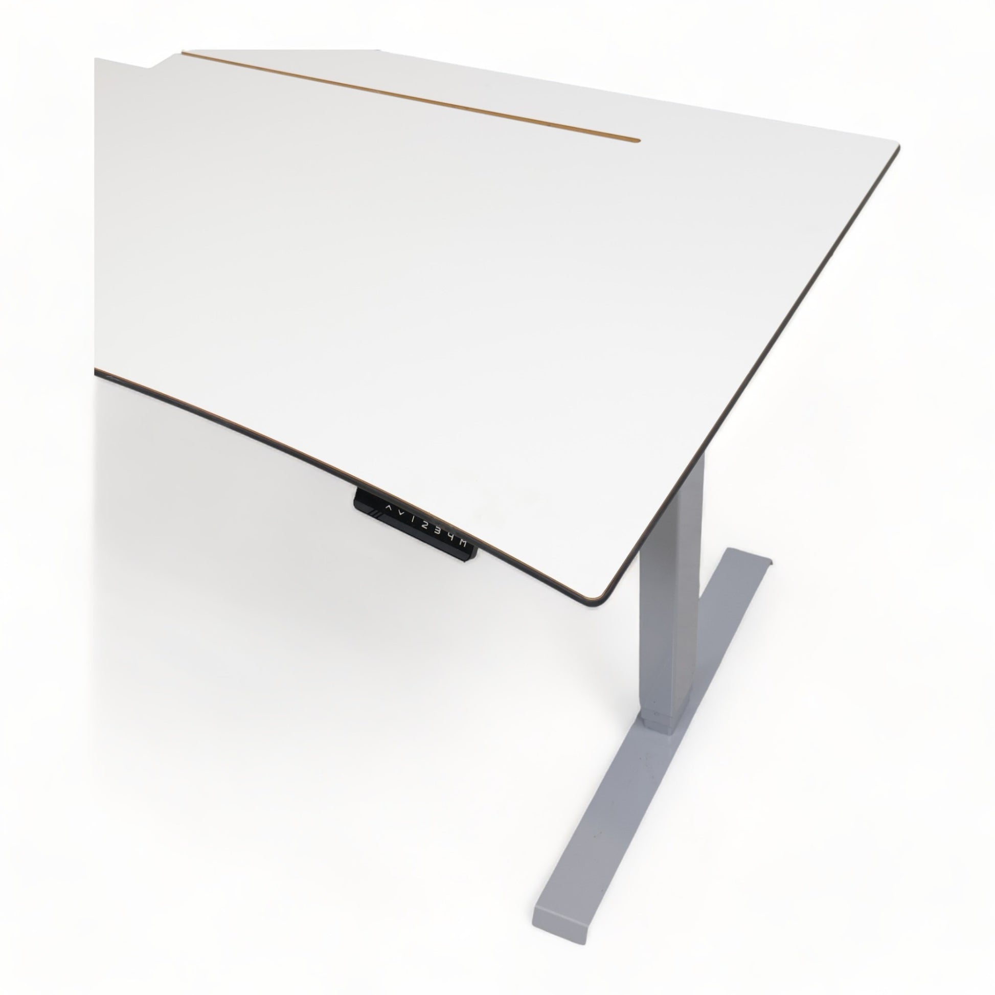 Kvalitetssikret | 200x120 cm, Elektrisk hev/senk skrivebord med venstresving - Secundo