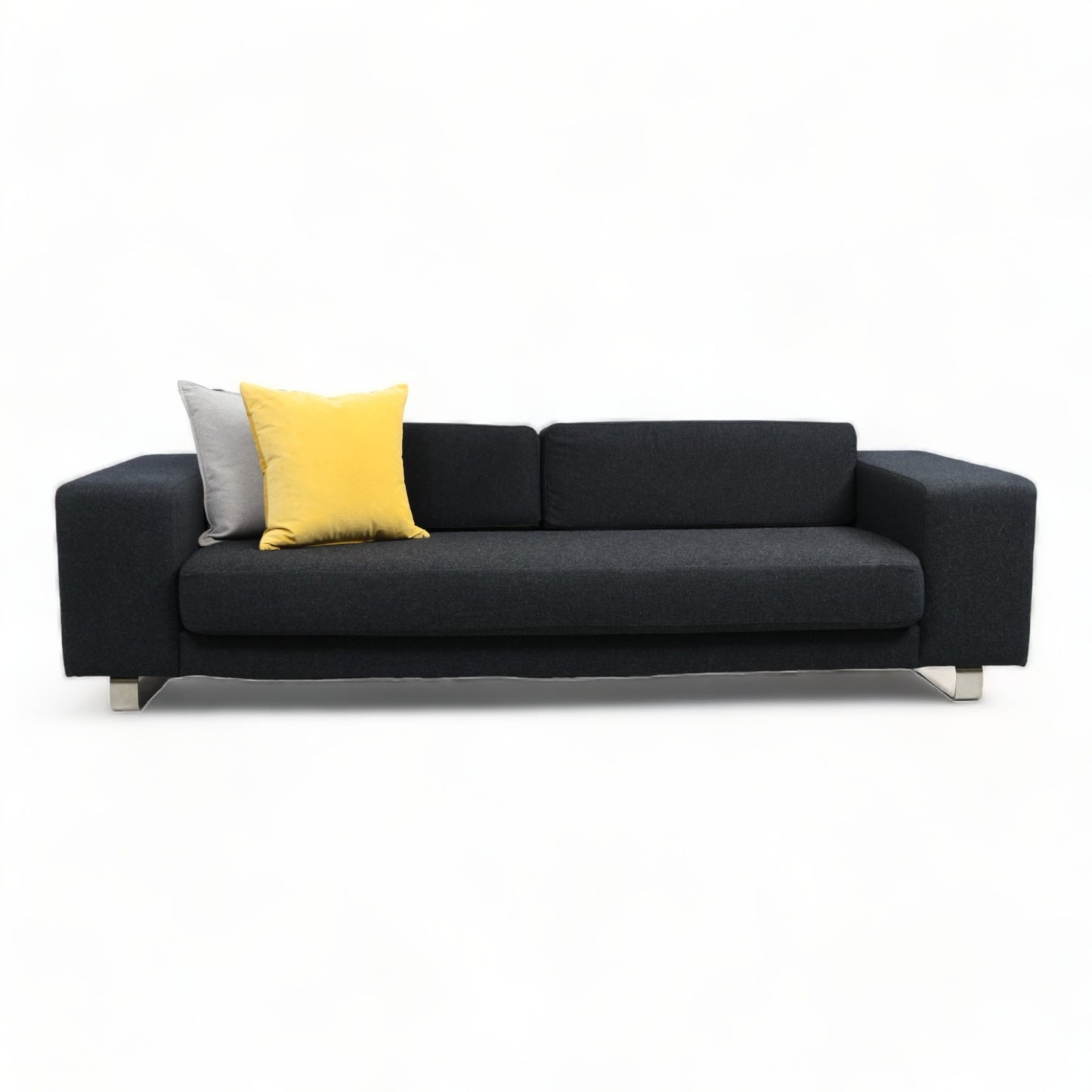 Nyrenset | Sort Bolia Pasadena 3-seter sofa i ullstoff