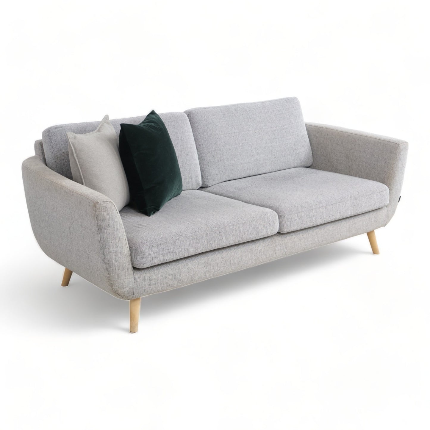 Nyrenset | Lys grå Furninova 2-seter sofa