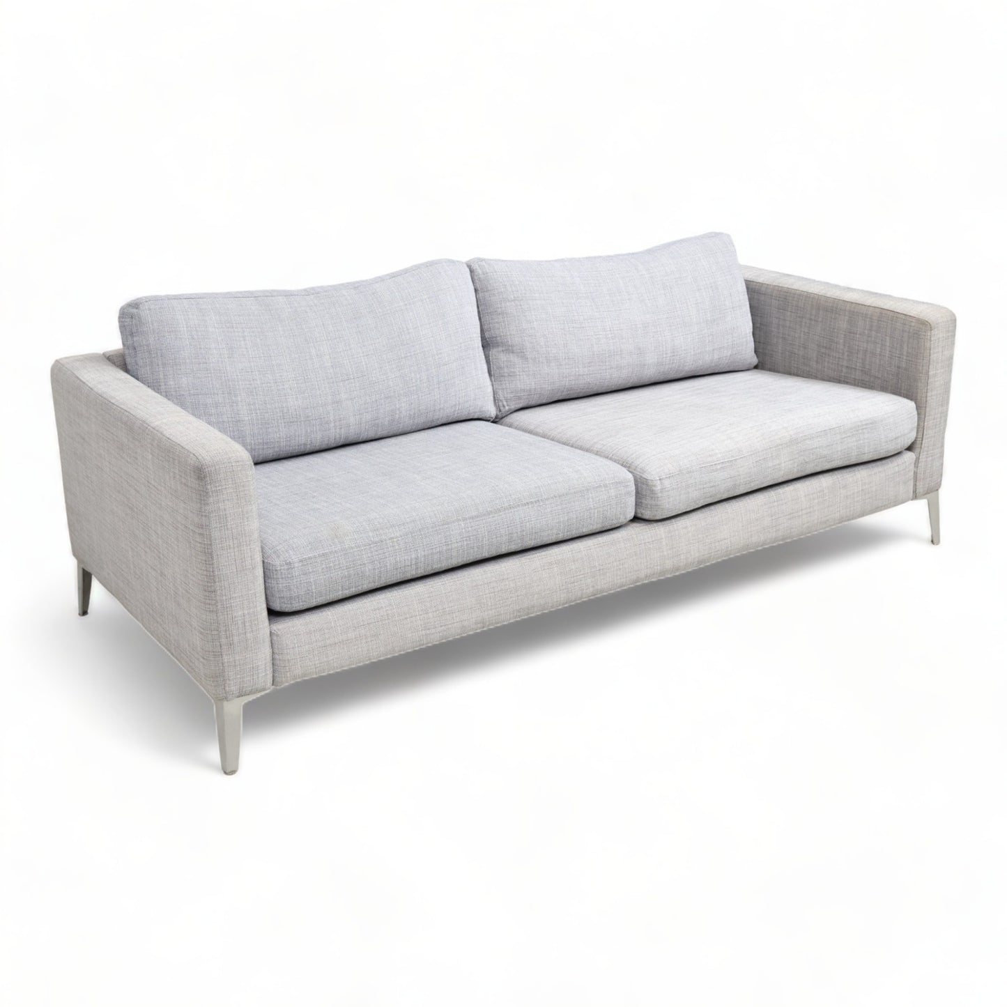 Nyrenset | Lys grå IKEA Karlstad 3-seter sofa