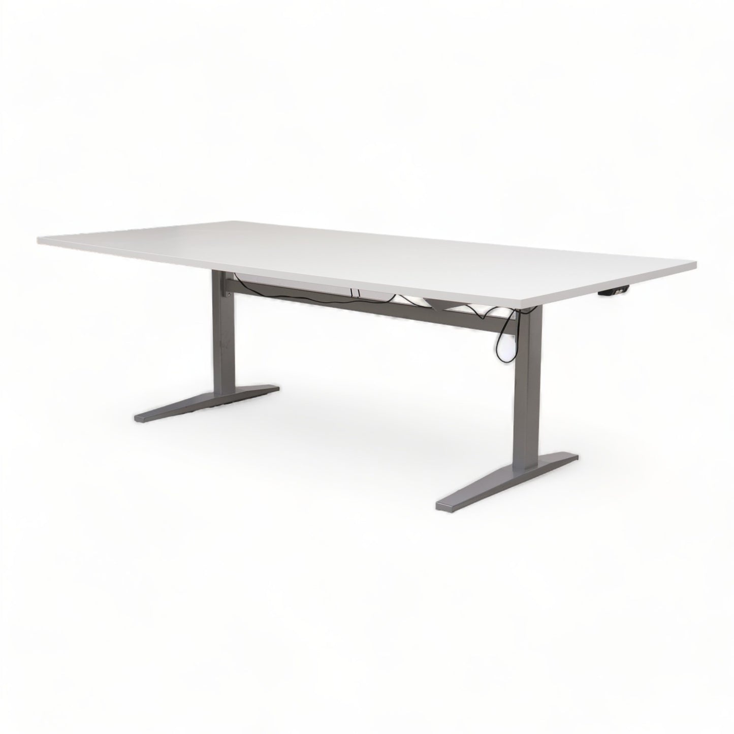Kvalitetssikret | 220x100 cm, elektrisk hev/senk møtebord