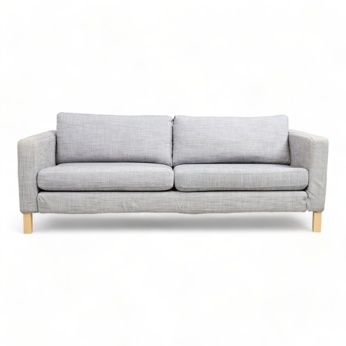 Nyrenset | Lys grå IKEA Karlstad 3-seter sofa