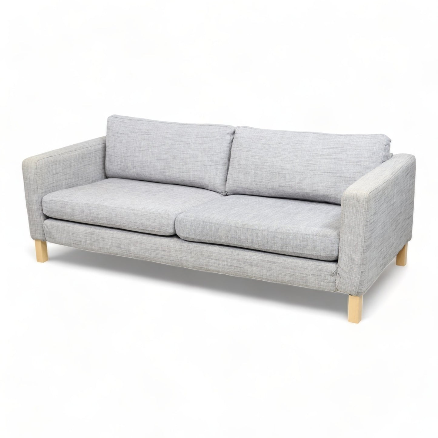 Nyrenset | Lys grå IKEA Karlstad 3-seter sofa