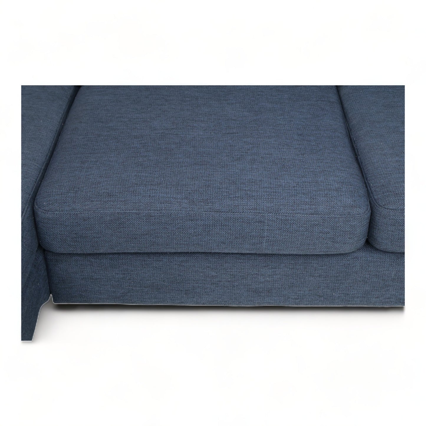 Nyrenset | Mørk blå Bolia Scandinavia sofa med sjeselong