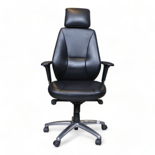 Stirling kontorstol i skinn fra AJ Produkter