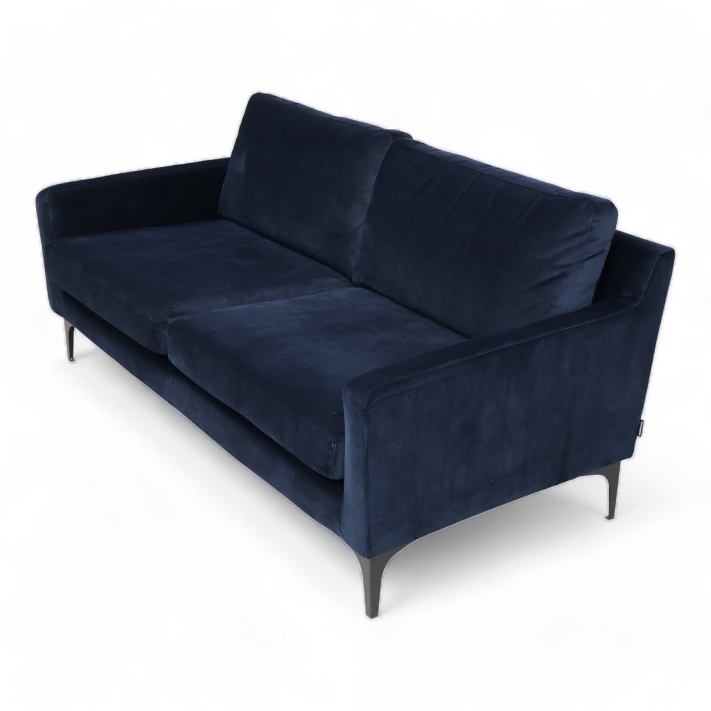 Nyrenset | Mørk blå Sofacompany Astha 2-seter sofa i velur