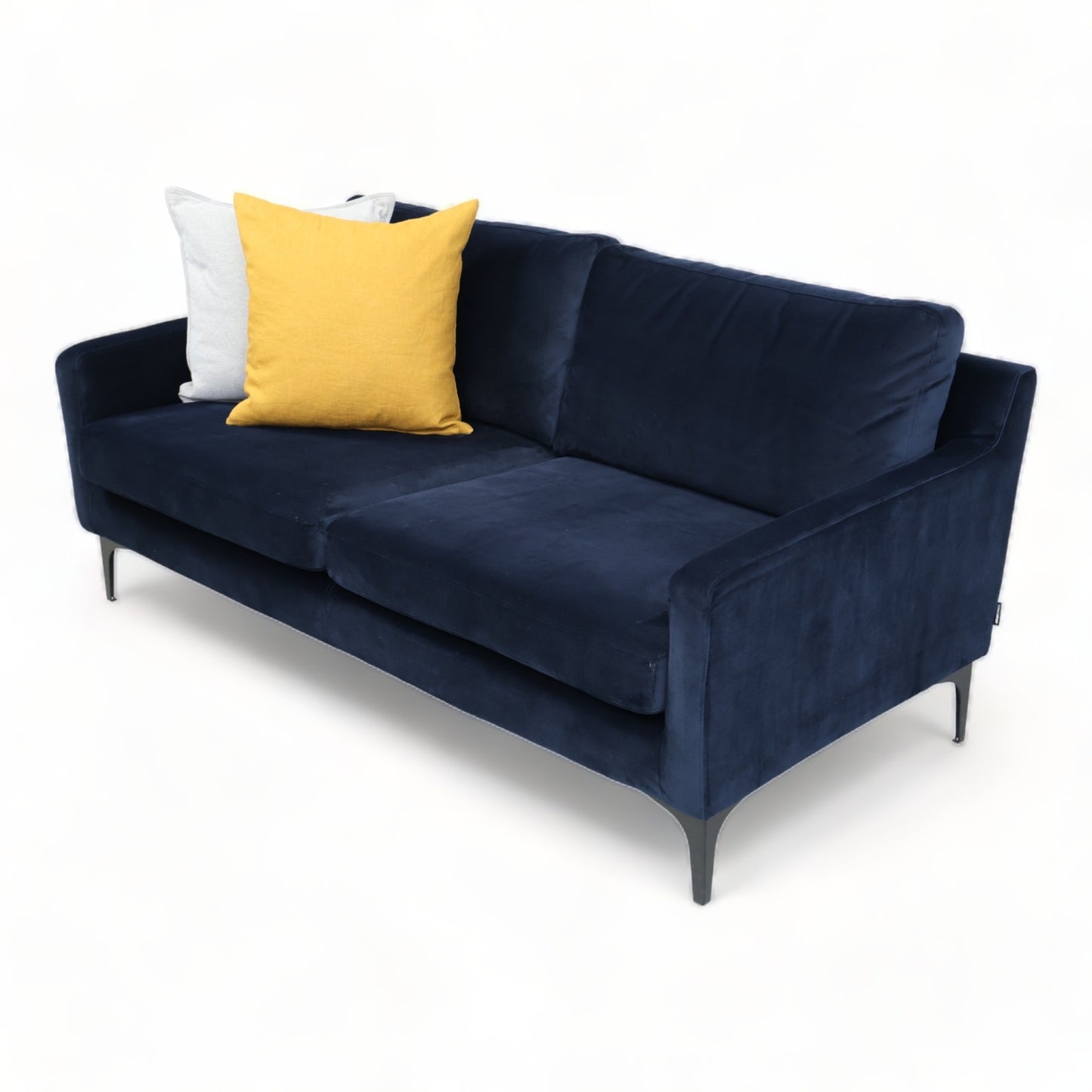 Nyrenset | Mørk blå Sofacompany Astha 2-seter sofa i velur