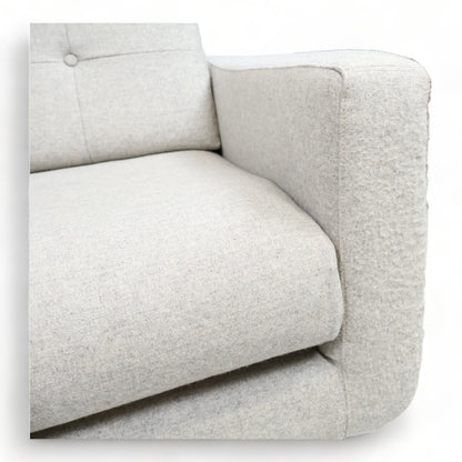 Nyrenset | Lys grå Sofacompany Conrad 3-seter sofa i ullstoff