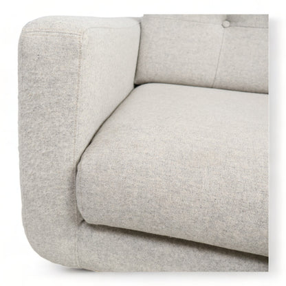 Nyrenset | Lys grå Sofacompany Conrad 3-seter sofa i ullstoff