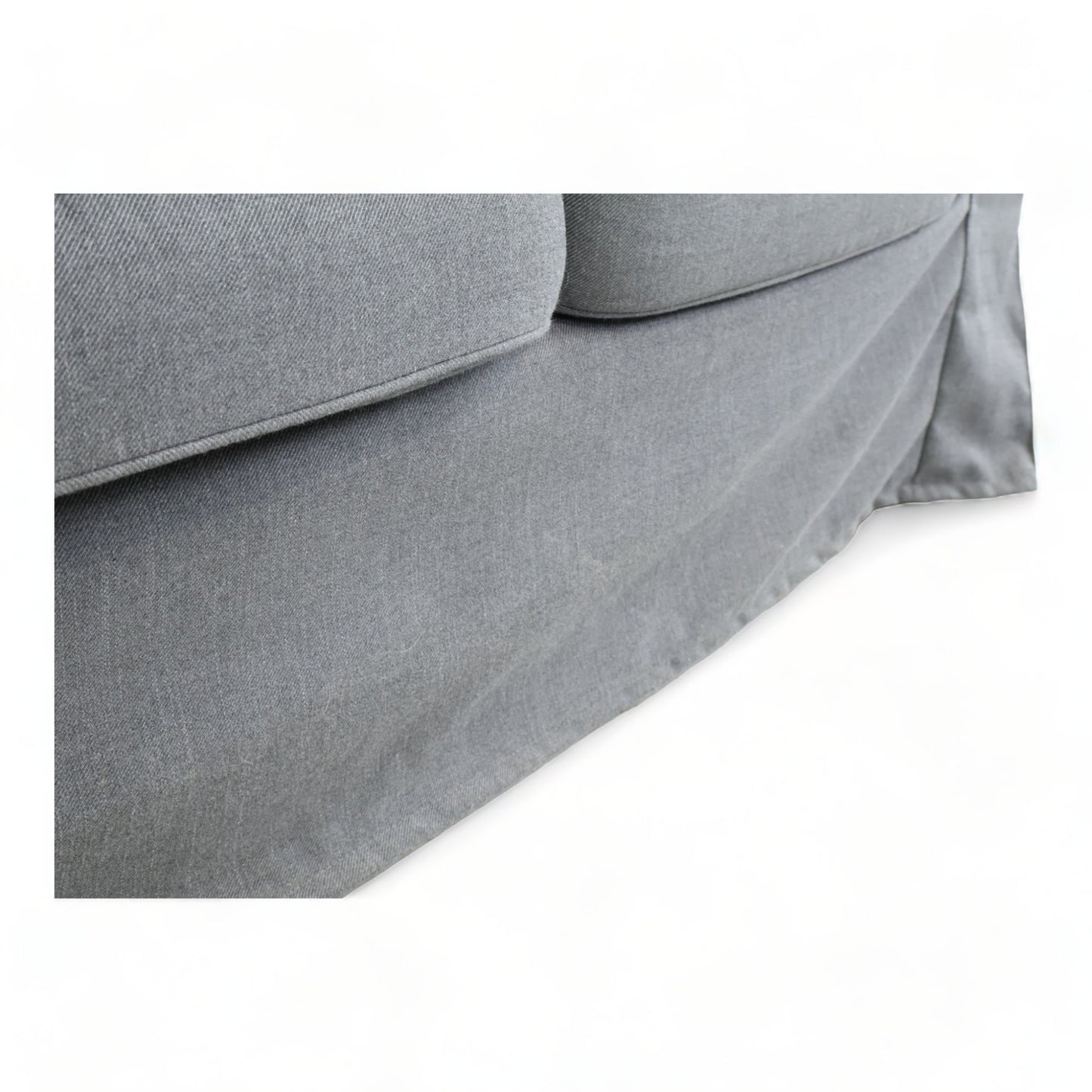 Nyrenset | IKEA Ektorp 3-seter sofa med puff